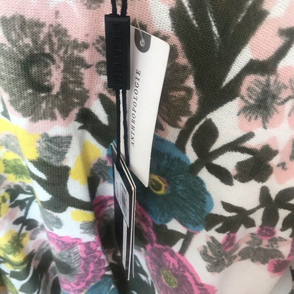 Plenty by Tracy Reese Mykonos Floral Printed Printed Pullover Sweater - Picture 2 of 5